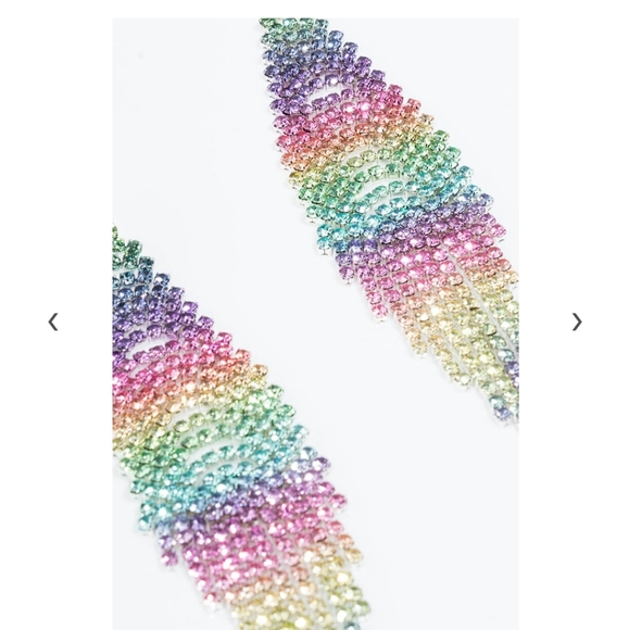 New Dolls Kill long crystal earrings, Hot! - Picture 6 of 6